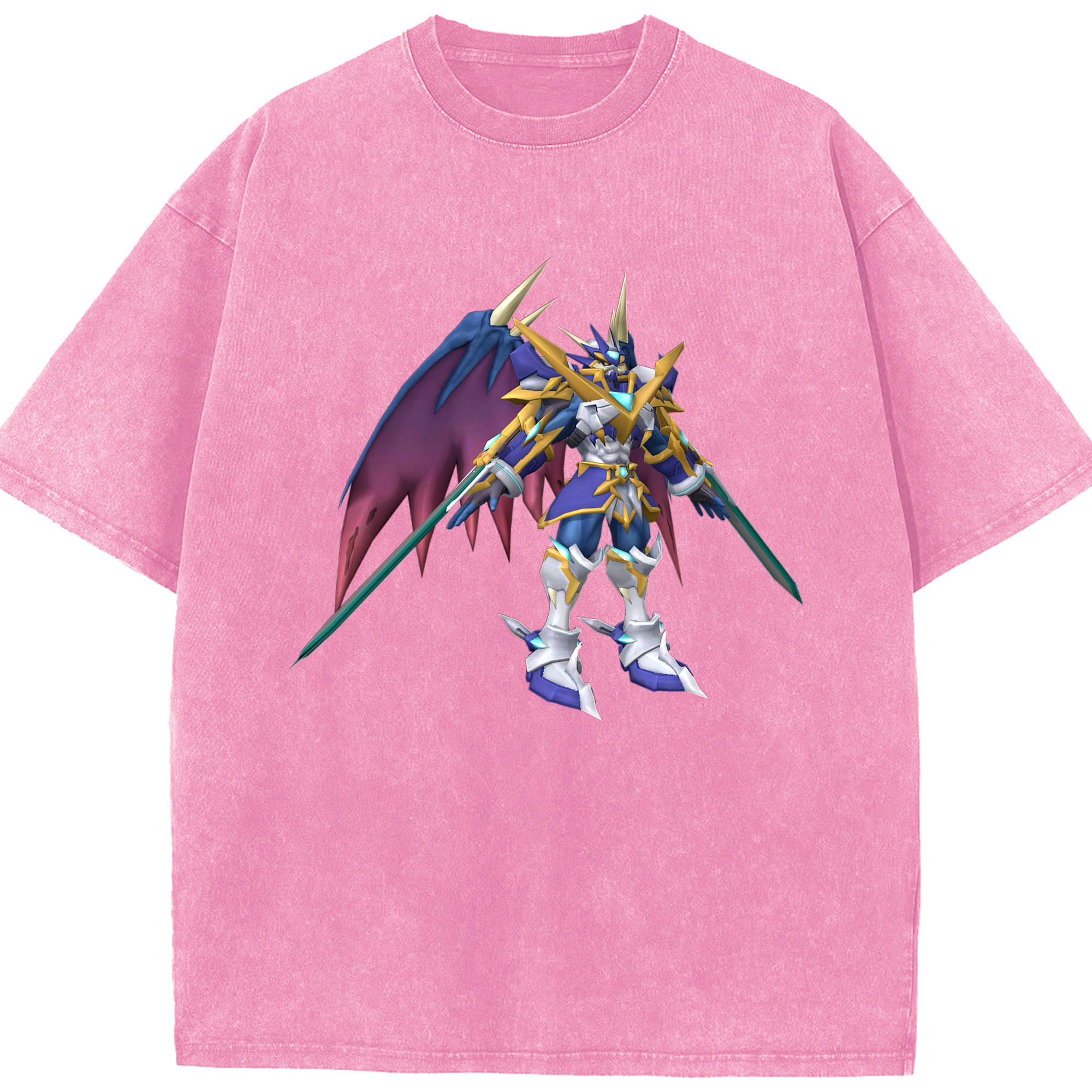 （画像用） Digimon デジタルモンスター/デジモン 綿100% ヴィンテージ風 半袖Tシャツ（フロントプリント）